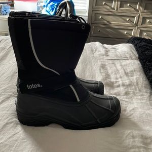 Black, Totes winter boots